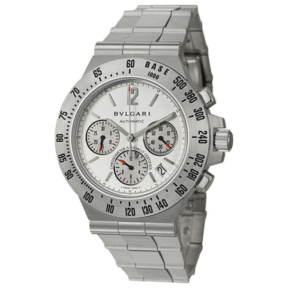 Front view of Bulgari Diagono Professional Men's Automatic Watch CH40WSSDTA