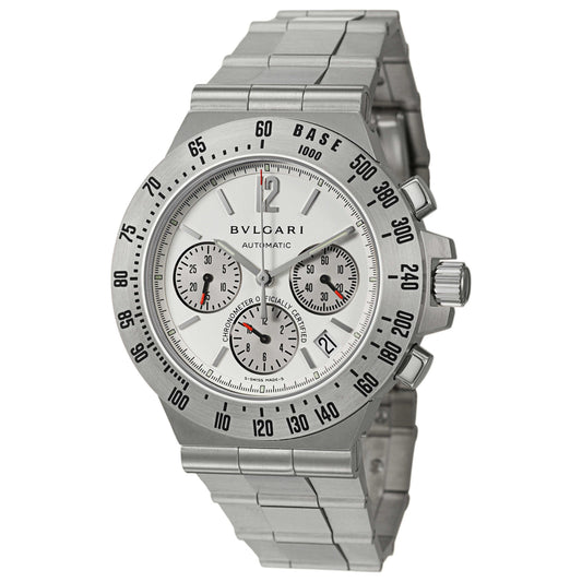 Front view of Bulgari Diagono Professional Men's Automatic Watch CH40WSSDTA