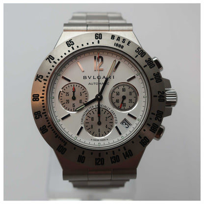 Front view of Bulgari Diagono Professional Men's Automatic Watch CH40WSSDVTA-SDV