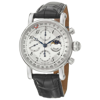 Front view of Chronoswiss Grand Lunar Chronograph Men's Automatic Watch CH7543L