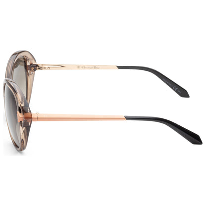 Left view of Christian Dior Chicago Women's Sunglasses CHICA2STS-UPX-HA
