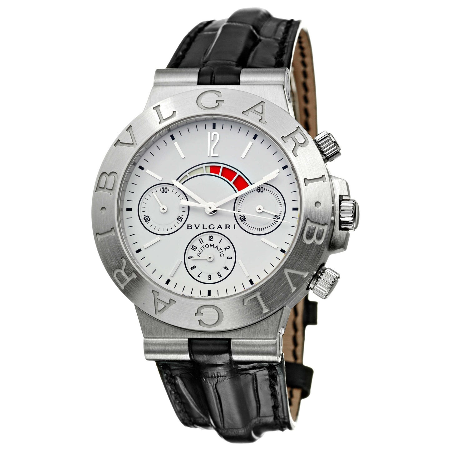 Front view of Bulgari Diagono Men's Automatic Watch CHW40GL-AMPLI