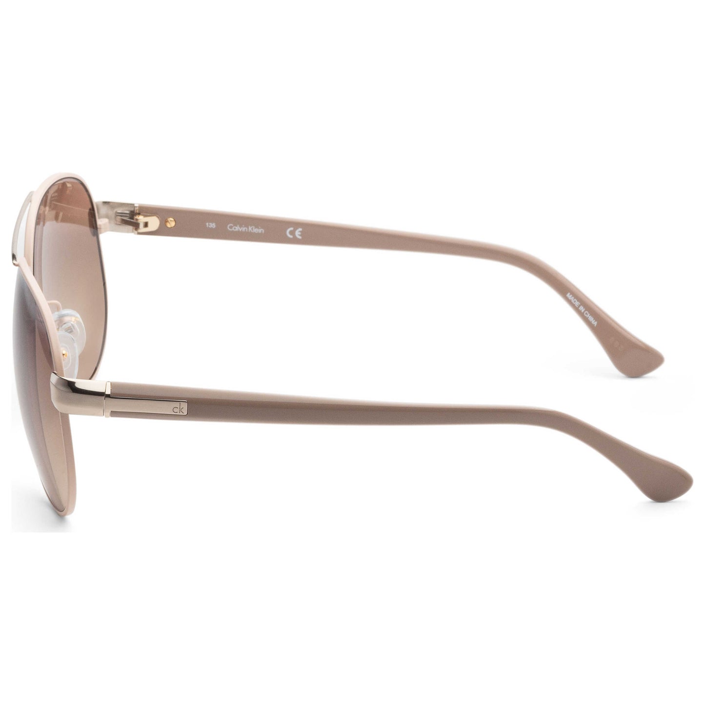Left view of Calvin Klein Women's Sunglasses CK1209SA-714