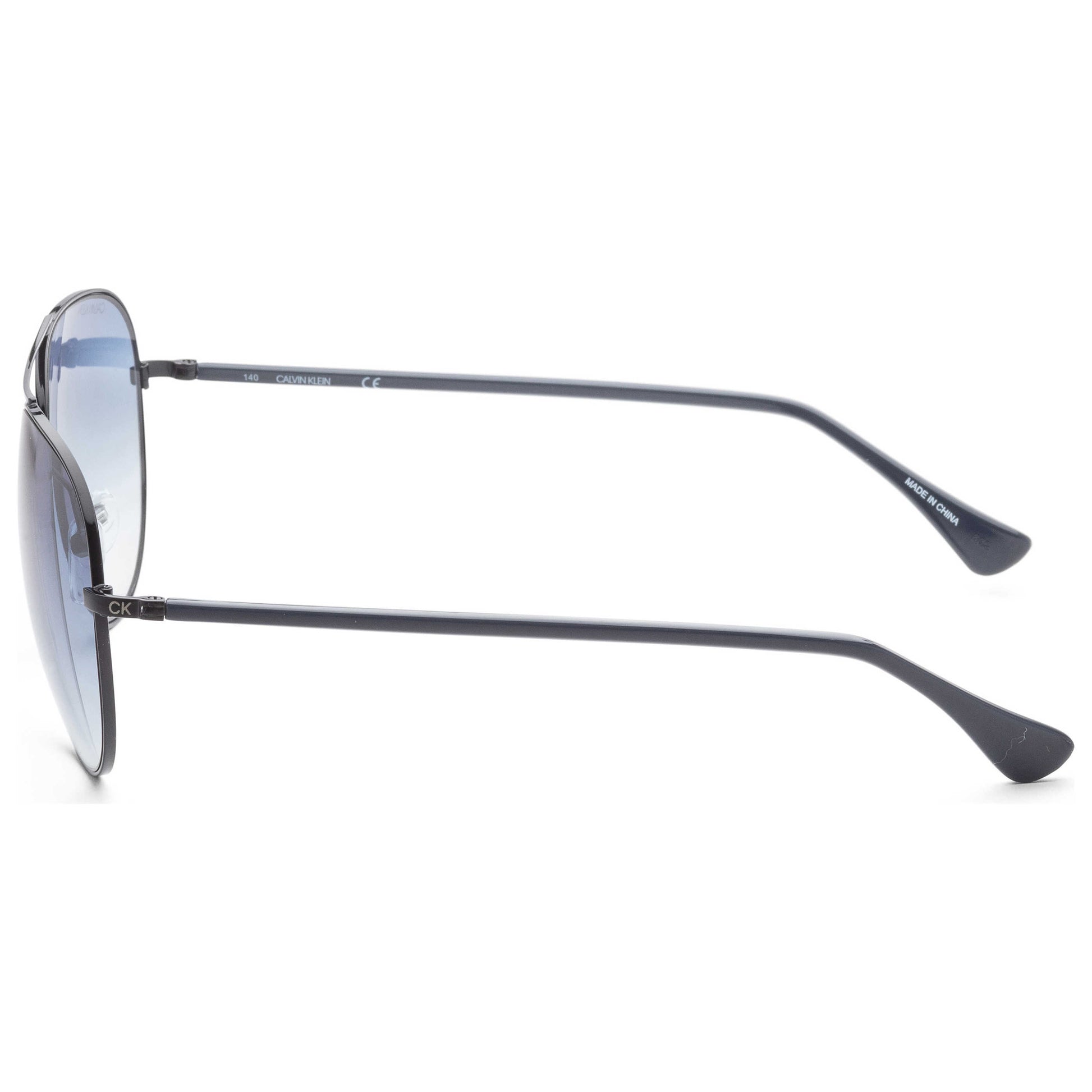 Left view of Calvin Klein Platinum Label Unisex Sunglasses CK1217SA-013