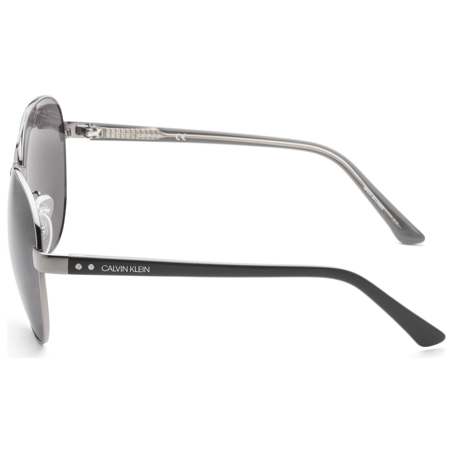 Left view of Calvin Klein Platinum Label Men's Sunglasses CK18302SK-009