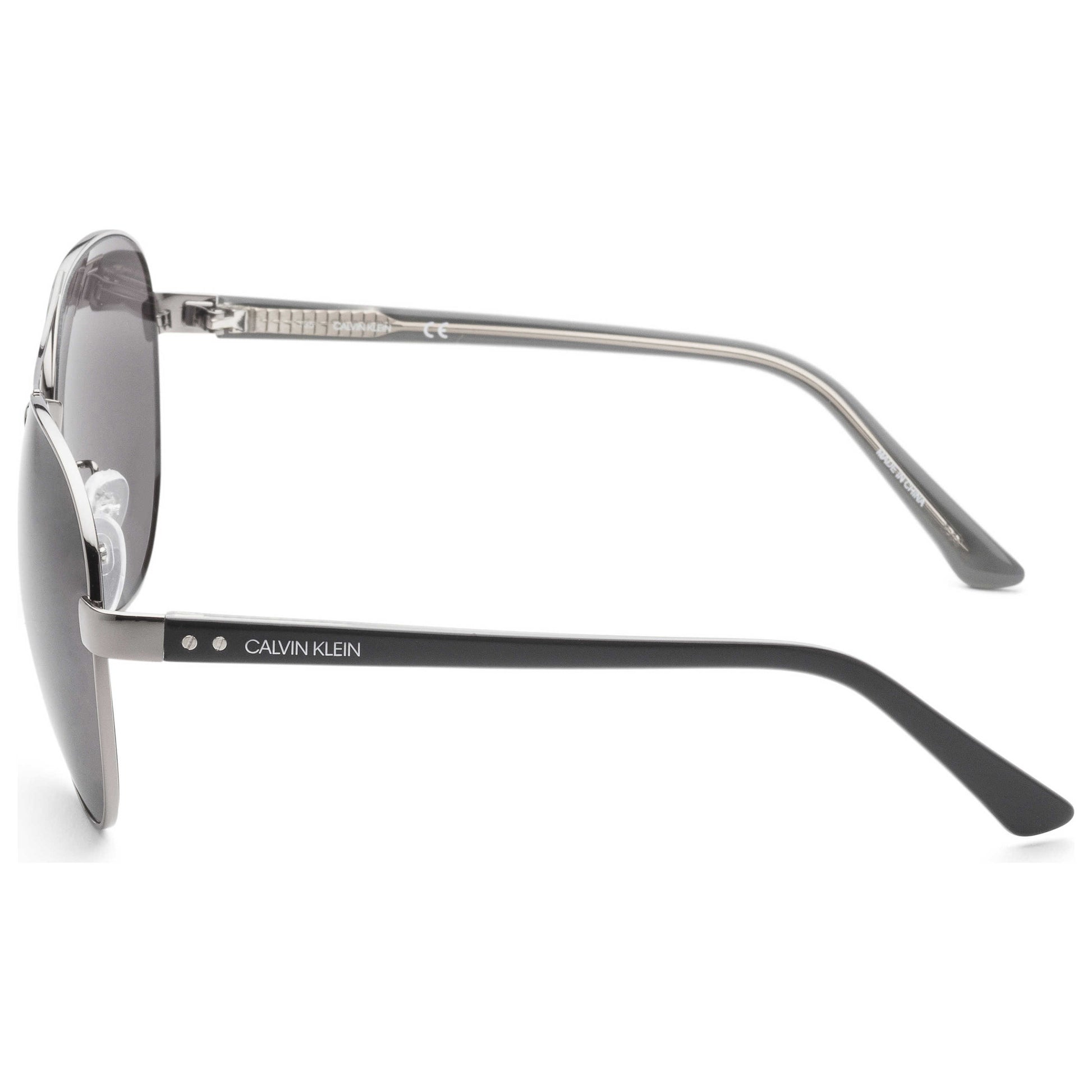 Left view of Calvin Klein Platinum Label Men's Sunglasses CK18302SK-009