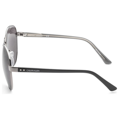 Left view of Calvin Klein Platinum Label Men's Sunglasses CK18302SK-009