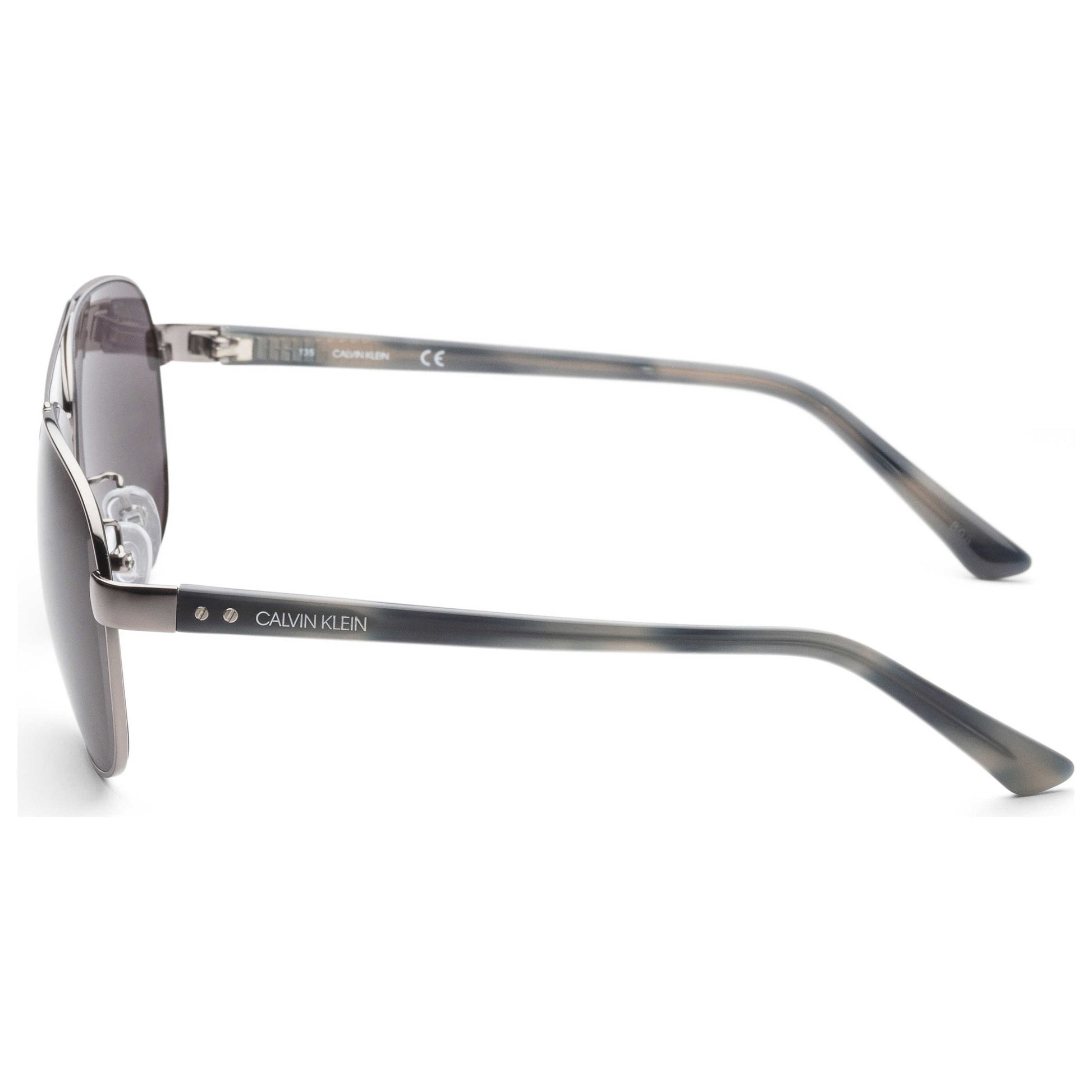 Left view of Calvin Klein Platinum Label Men's Sunglasses CK18303SK-008