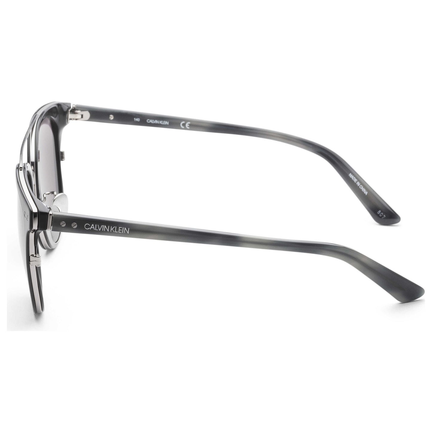 Left view of Calvin Klein Platinum Label Men's Sunglasses CK18517SA-001