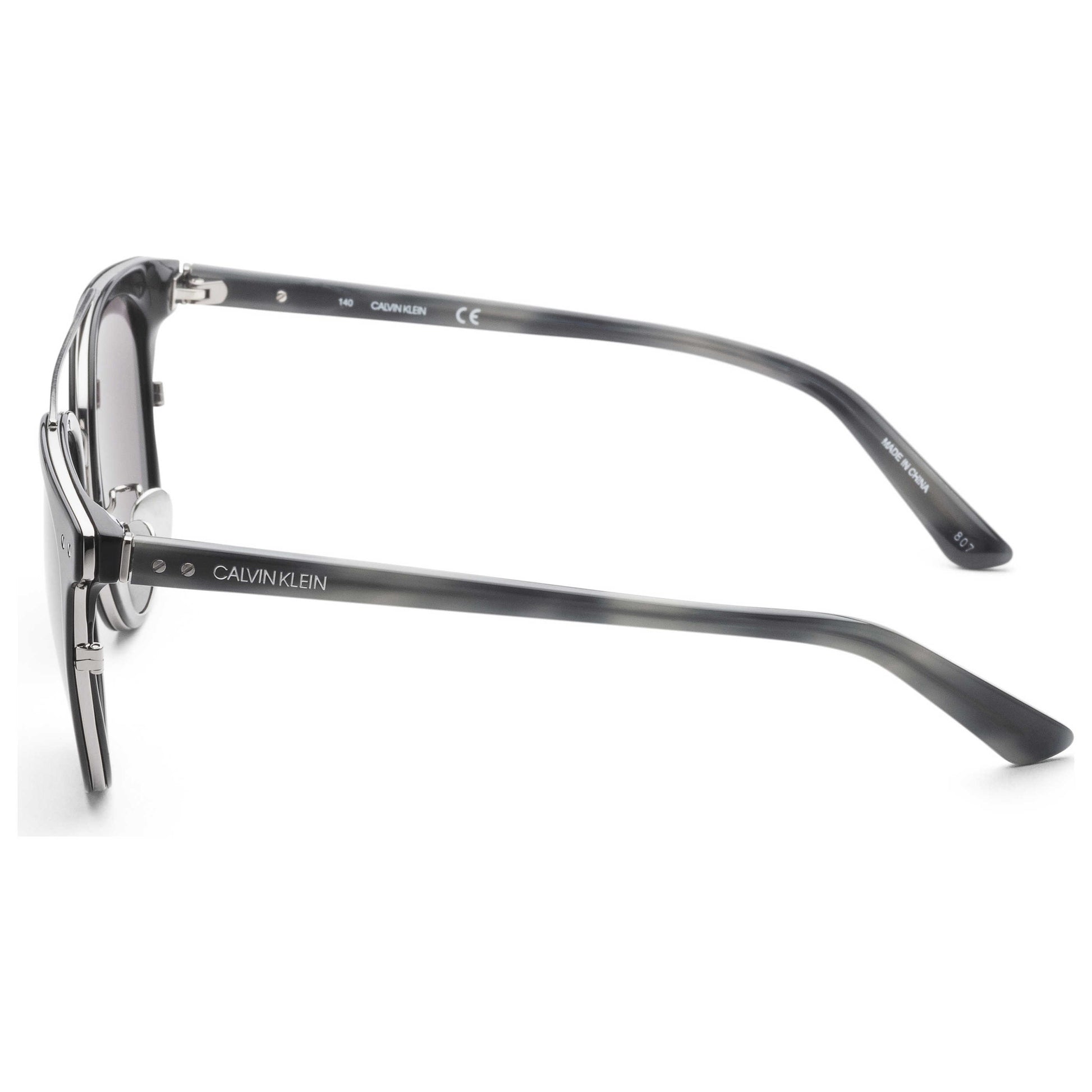 Left view of Calvin Klein Platinum Label Men's Sunglasses CK18517SA-001