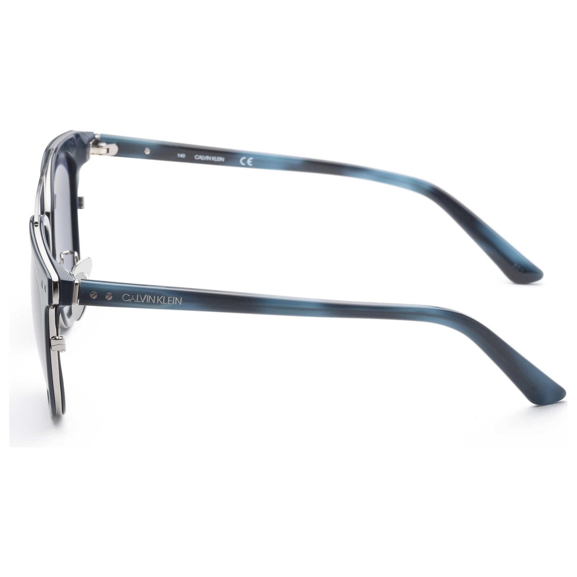 Left view of Calvin Klein Platinum Label Men's Sunglasses CK18517SA-410