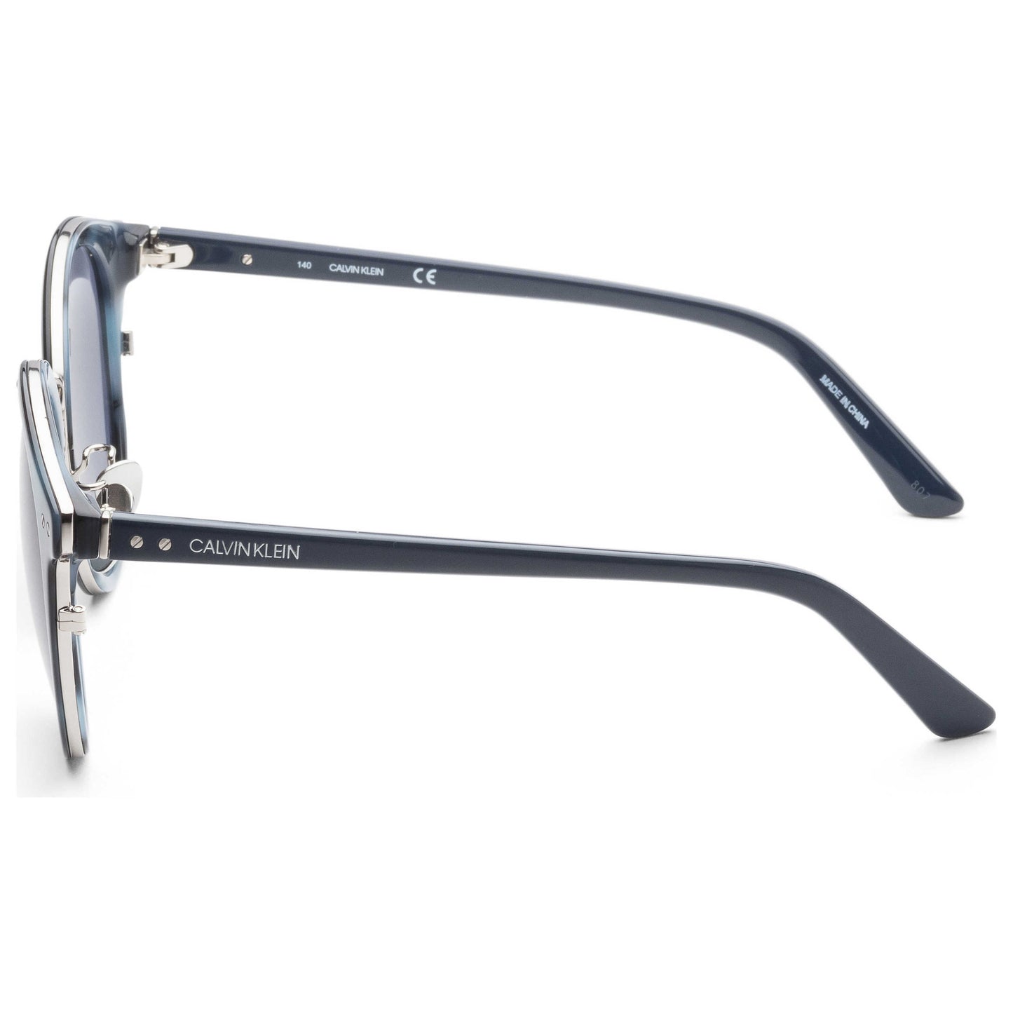 Left view of Calvin Klein Platinum Label Men's Sunglasses CK18518SA-412