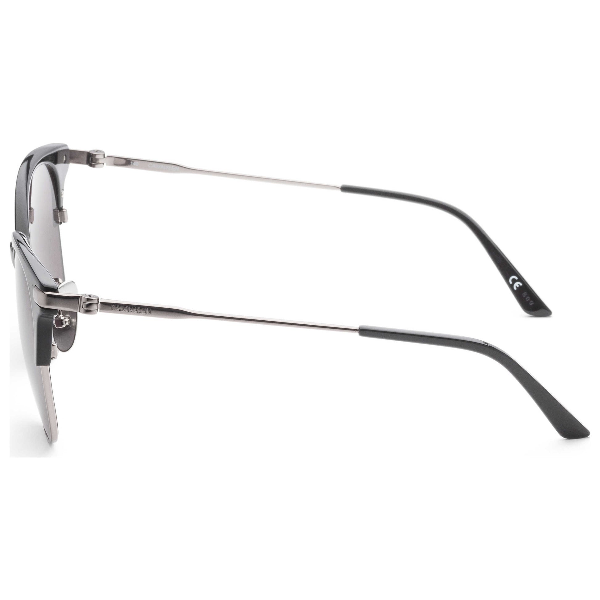 Left view of Calvin Klein Platinum Label Men's Sunglasses CK18718SK-001