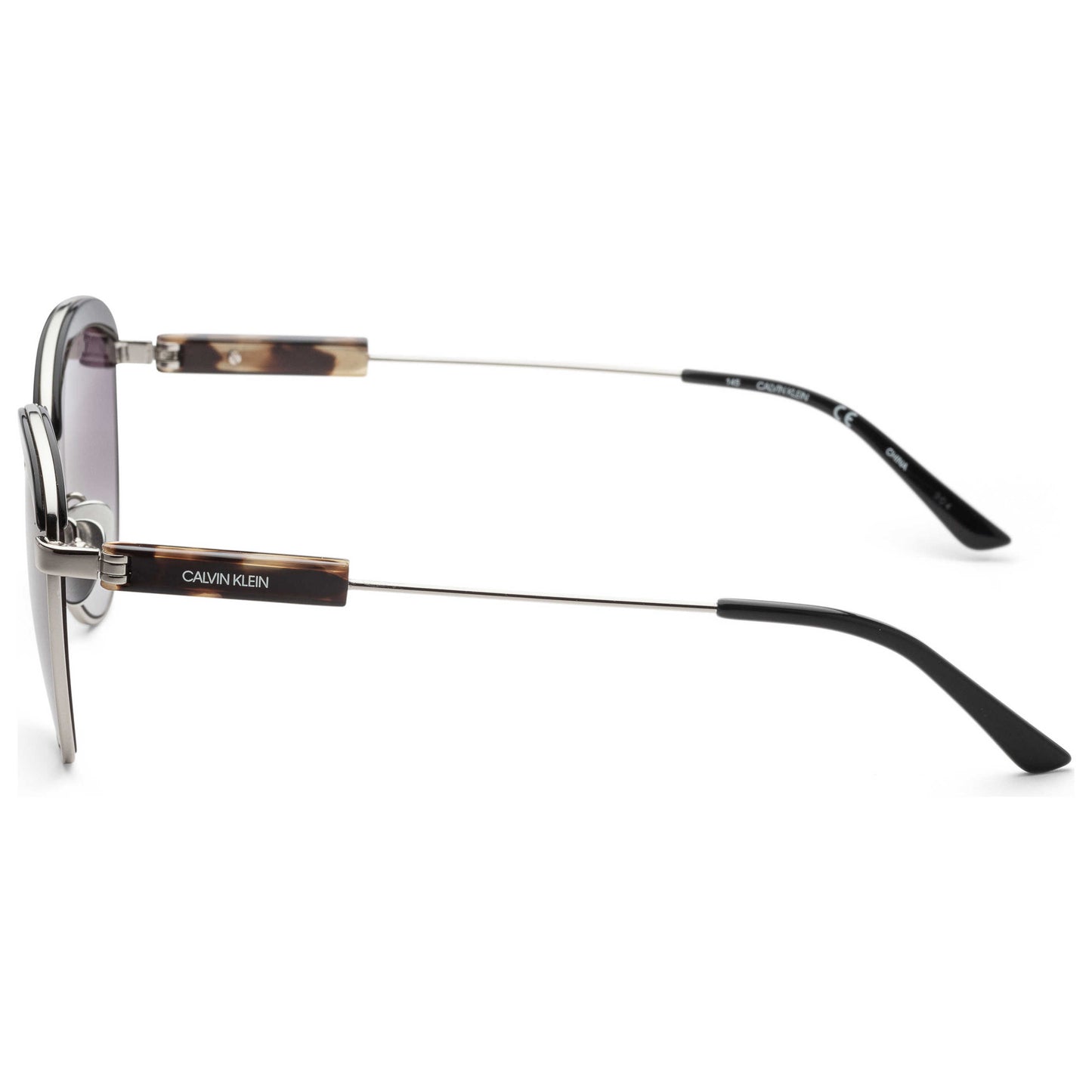 Left view of Calvin Klein CK Collection Women's Sunglasses CK19101S-001