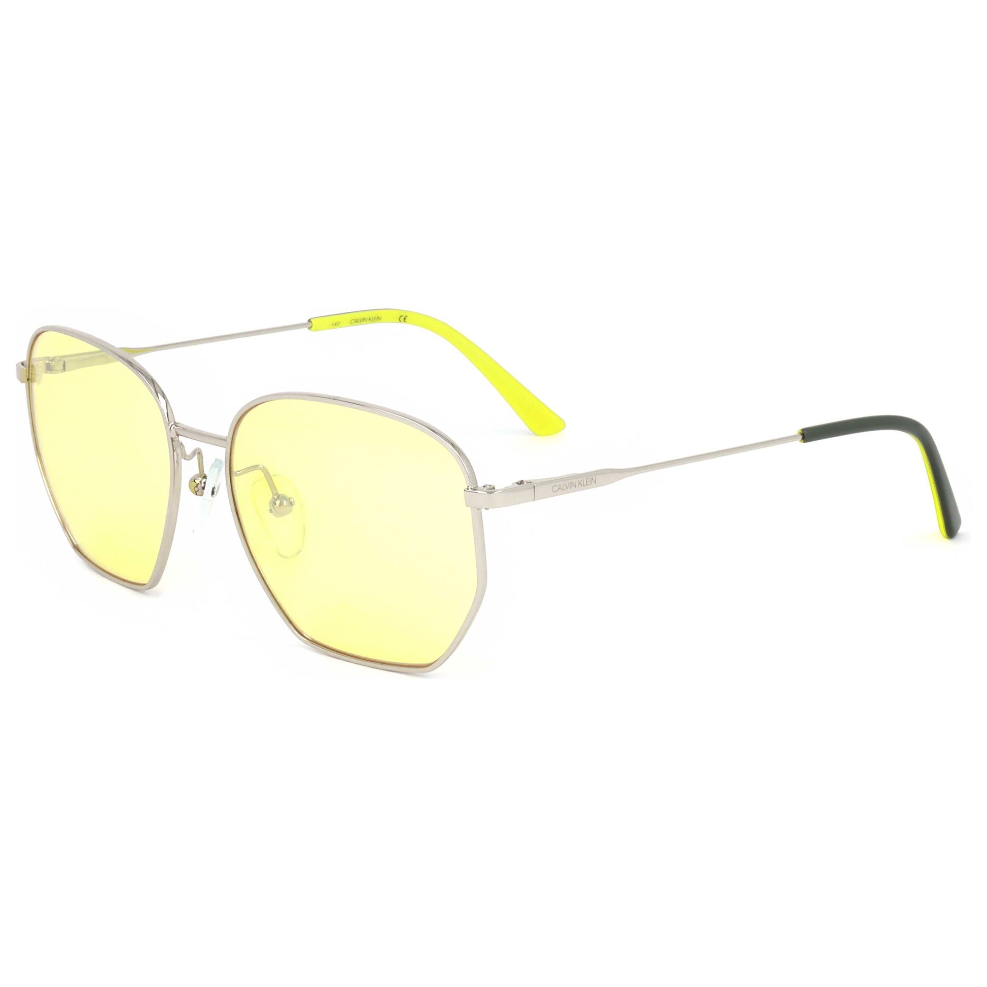 Front view of Calvin Klein Unisex Sunglasses CK19102S-045-53