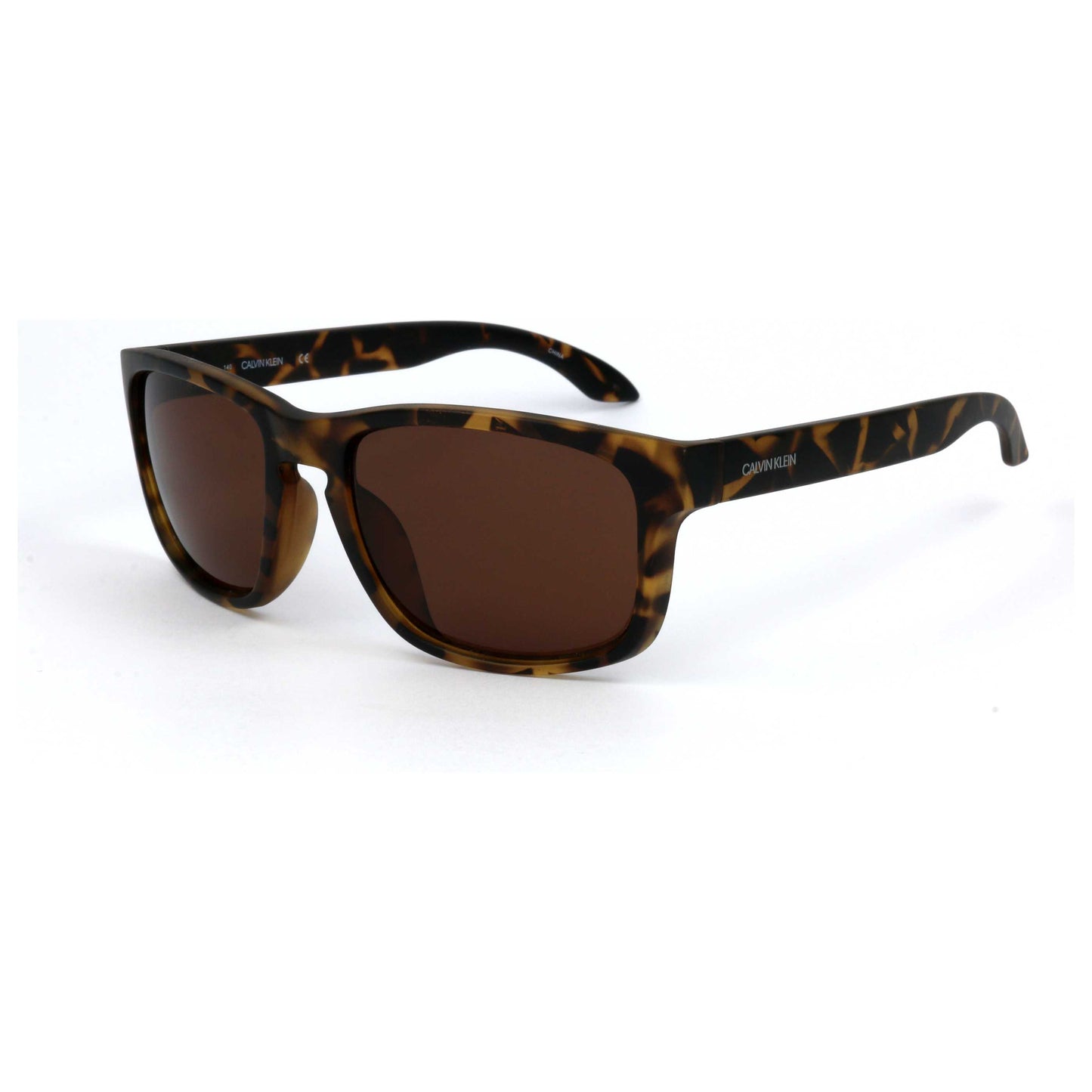 Front view of Calvin Klein Men's Sunglasses CK19566S-235-57
