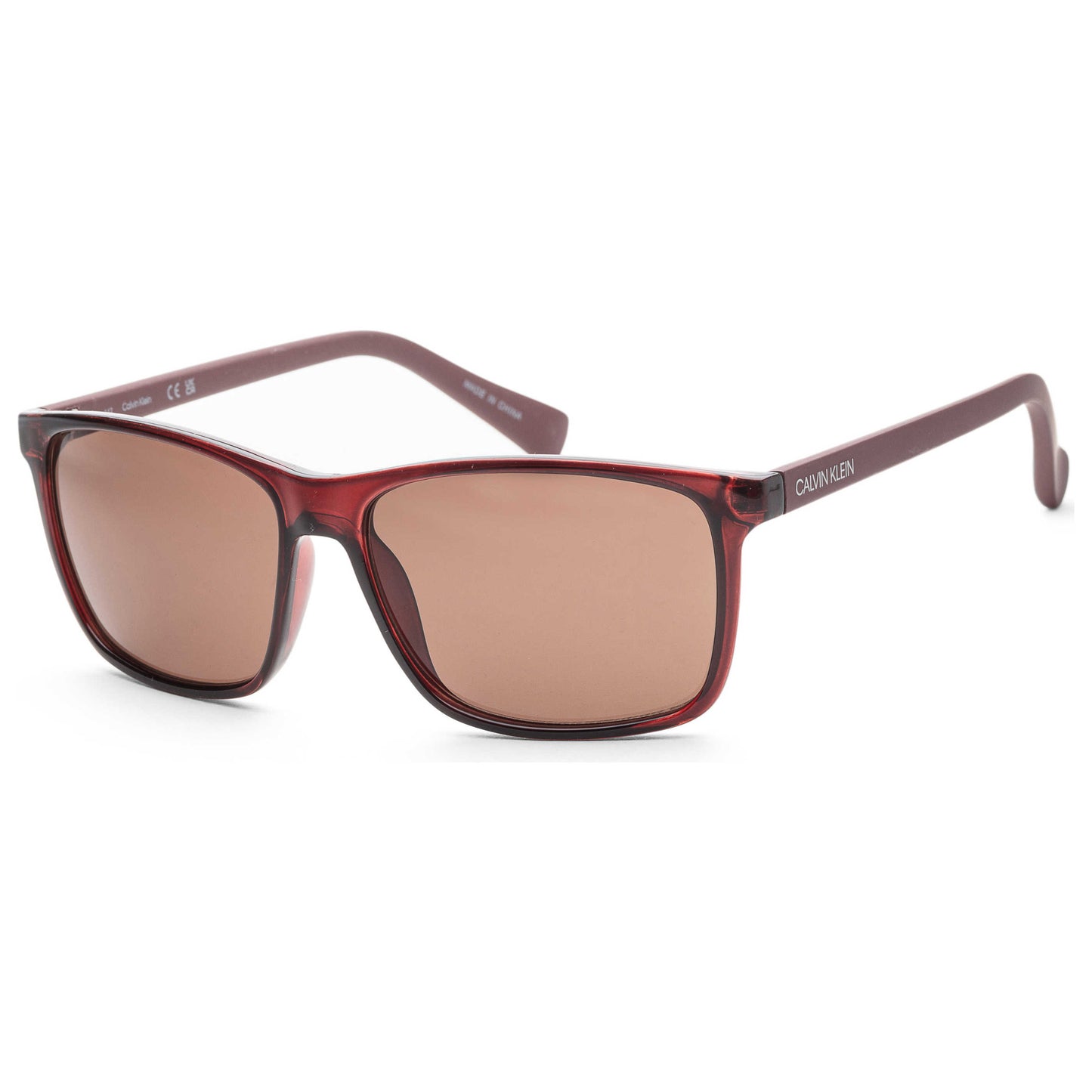 Front view of Calvin Klein Men's Sunglasses CK19568SN-601