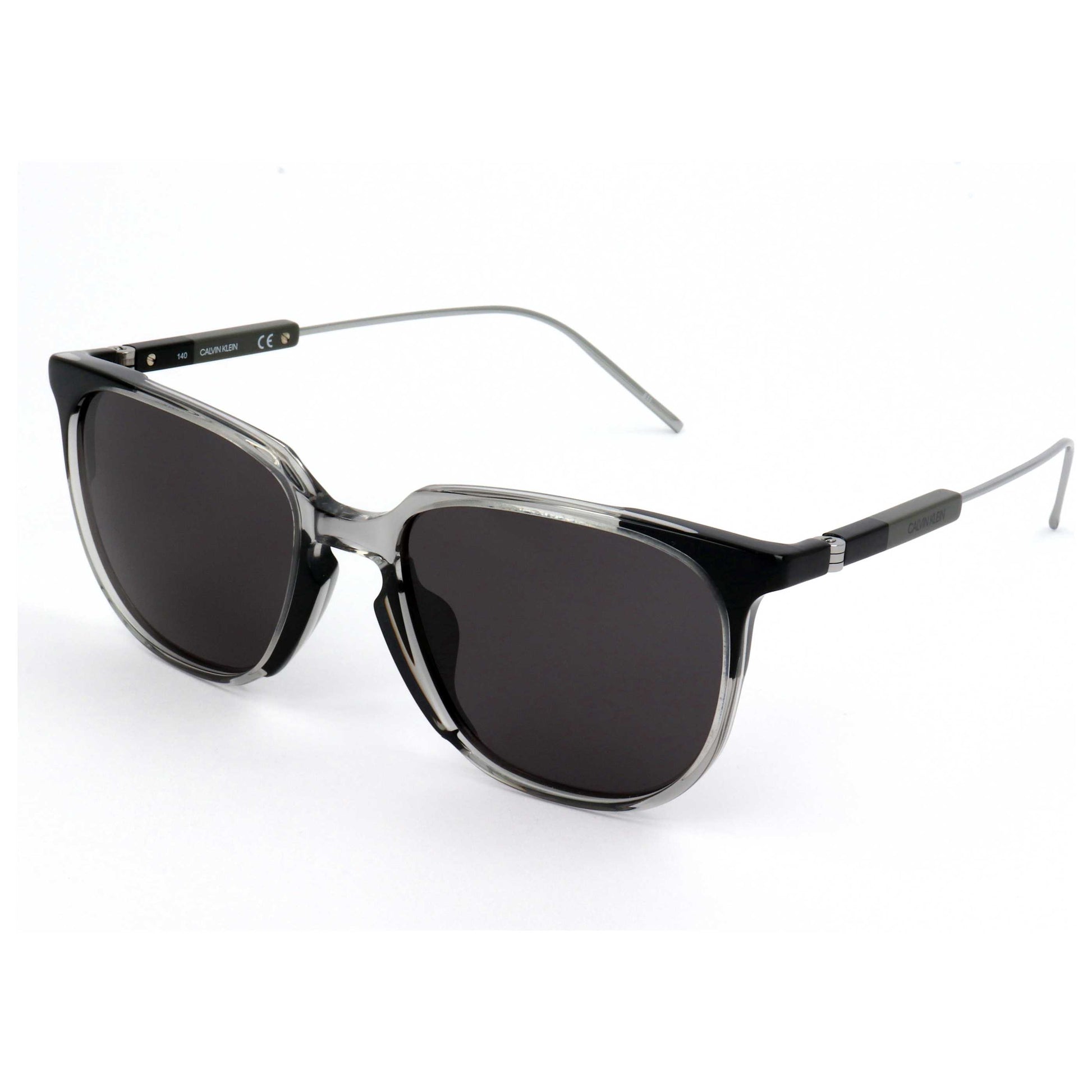 Front view of Calvin Klein Men's Sunglasses CK19700S-072-56