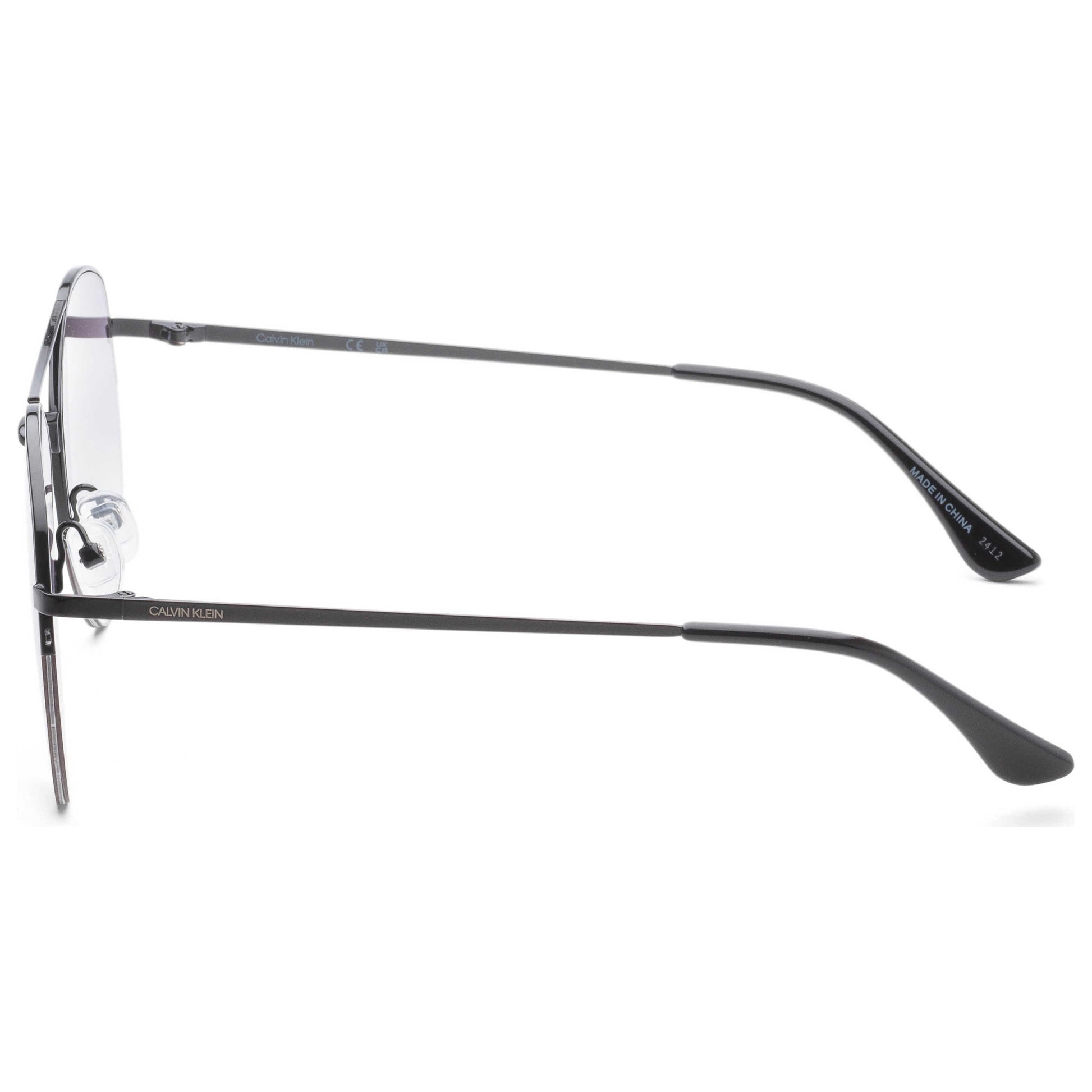 Left view of Calvin Klein Men's Sunglasses CK20121SN-001