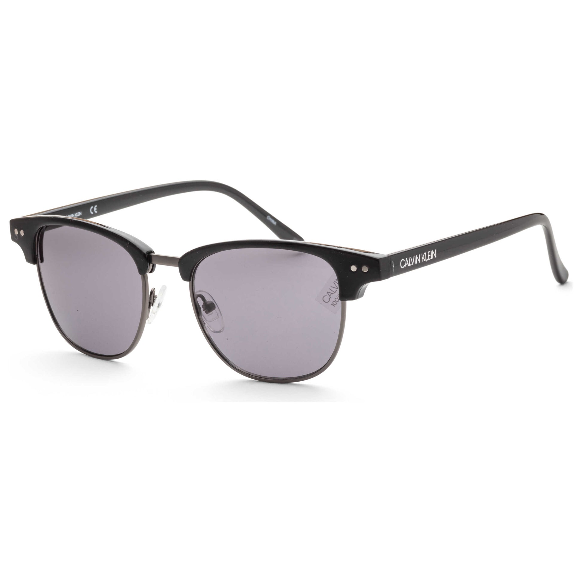 Front view of Calvin Klein Men's Sunglasses CK20314SN-001
