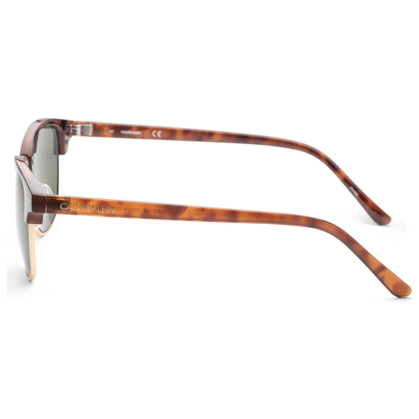 Left view of Calvin Klein Men's Sunglasses CK20314SN-235