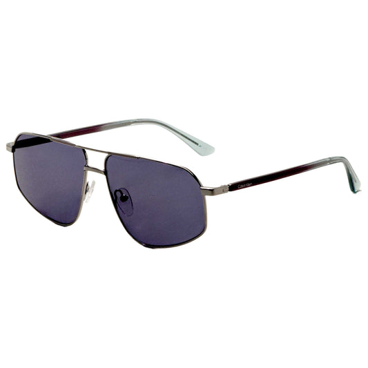 Front view of Calvin Klein Men's Sunglasses CK23126S-014-59