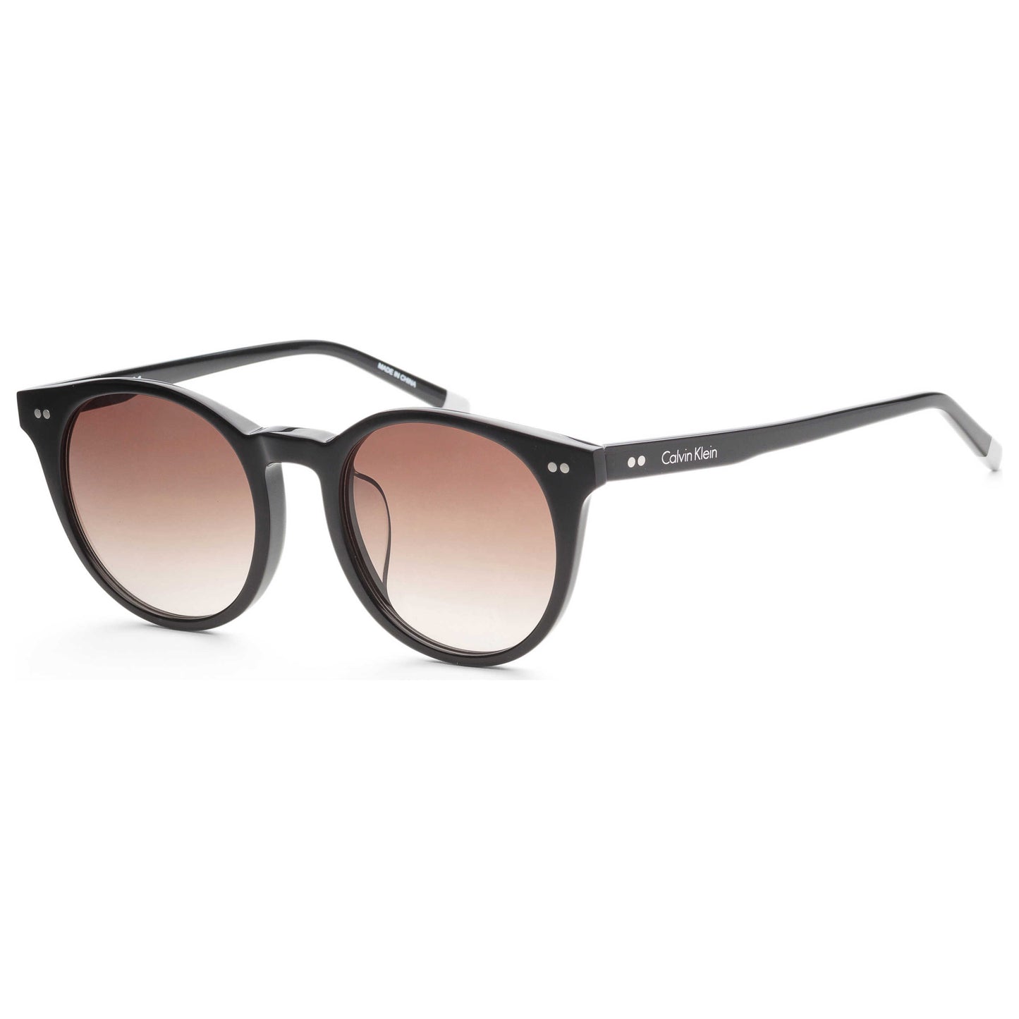 Front view of Calvin Klein Men's Sunglasses CK4347SA-001