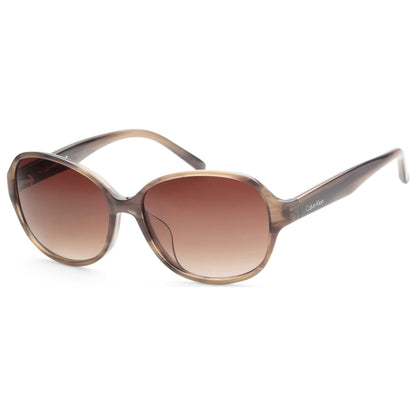 Front view of Calvin Klein Women's Sunglasses CK4349SA-231