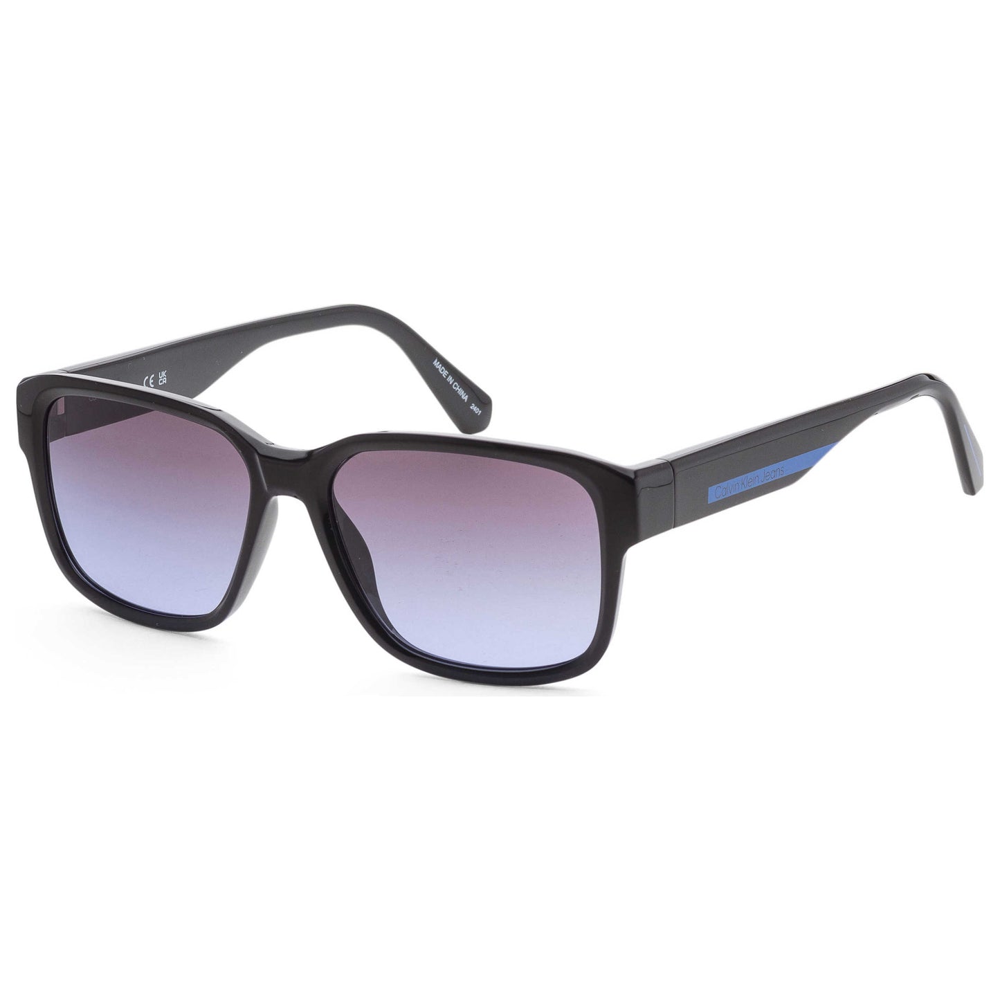 Front view of Calvin Klein Jeans Men's Sunglasses CKJ21631S-001