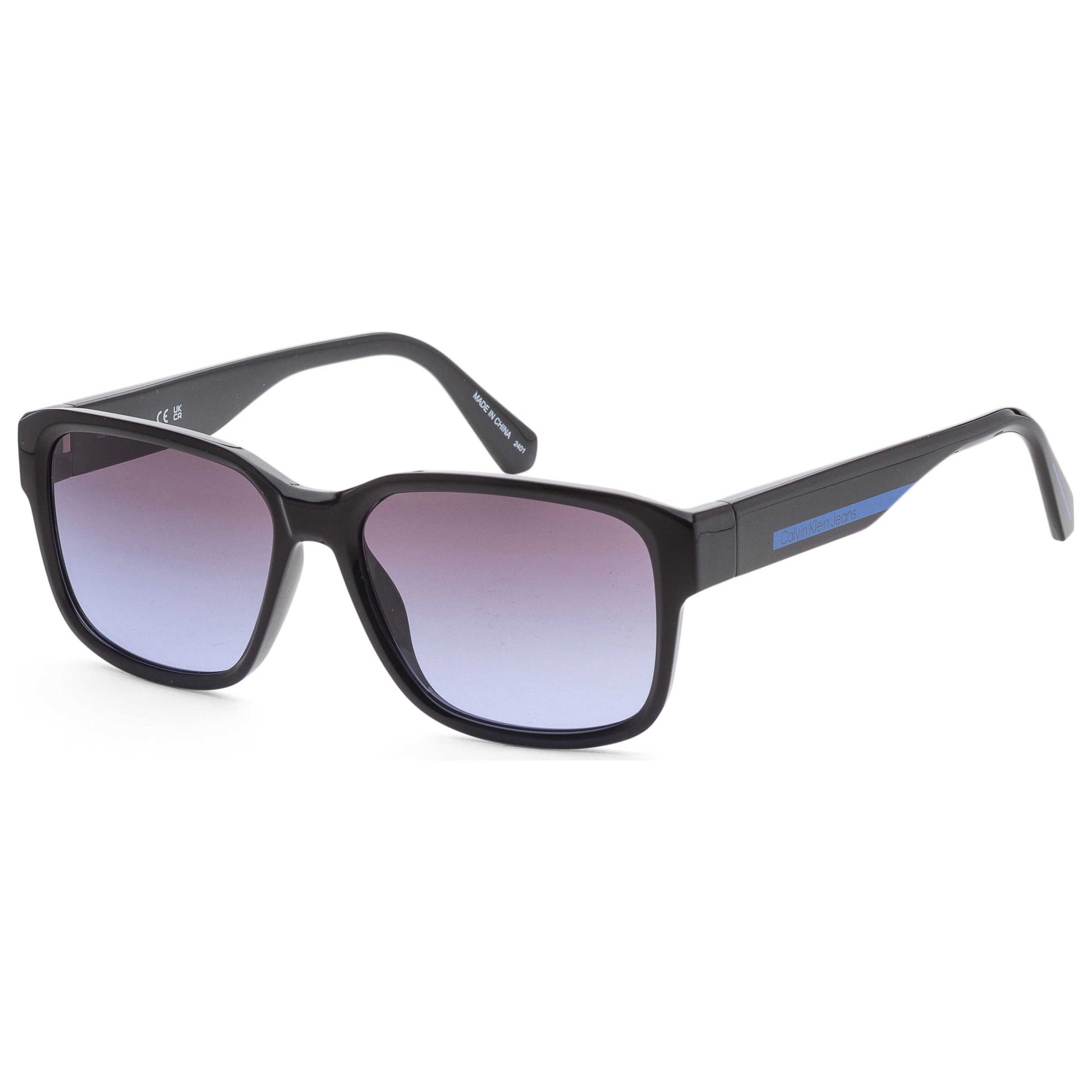Front view of Calvin Klein Jeans Men's Sunglasses CKJ21631S-001