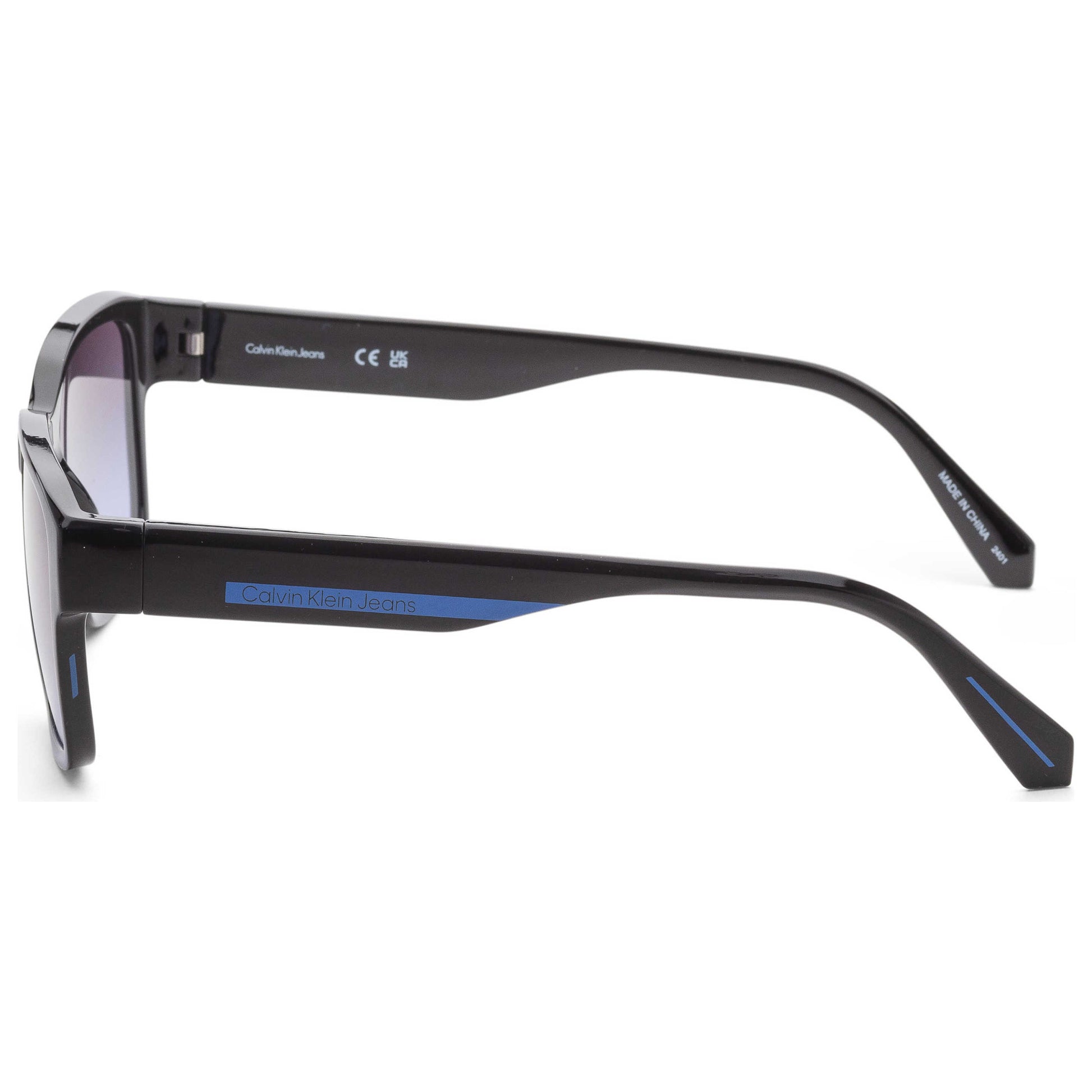 Left view of Calvin Klein Jeans Men's Sunglasses CKJ21631S-001