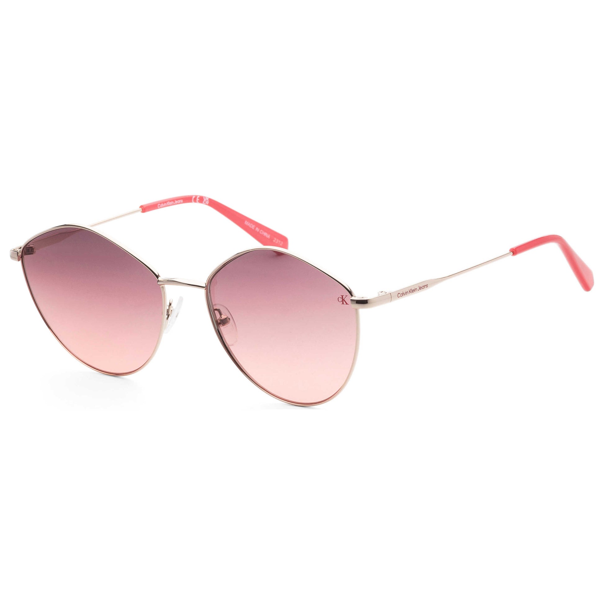 Front view of Calvin Klein Fashion Women's Sunglasses CKJ22202S-717