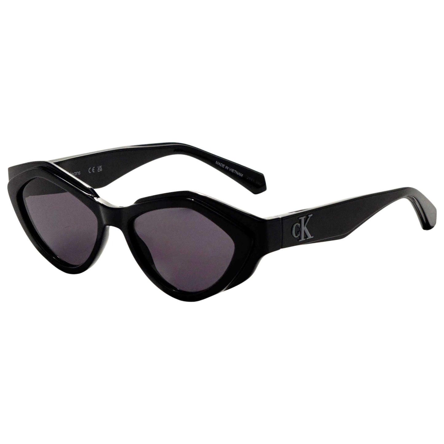 Front view of Calvin Klein Jeans Women's Sunglasses CKJ24621S-001-53