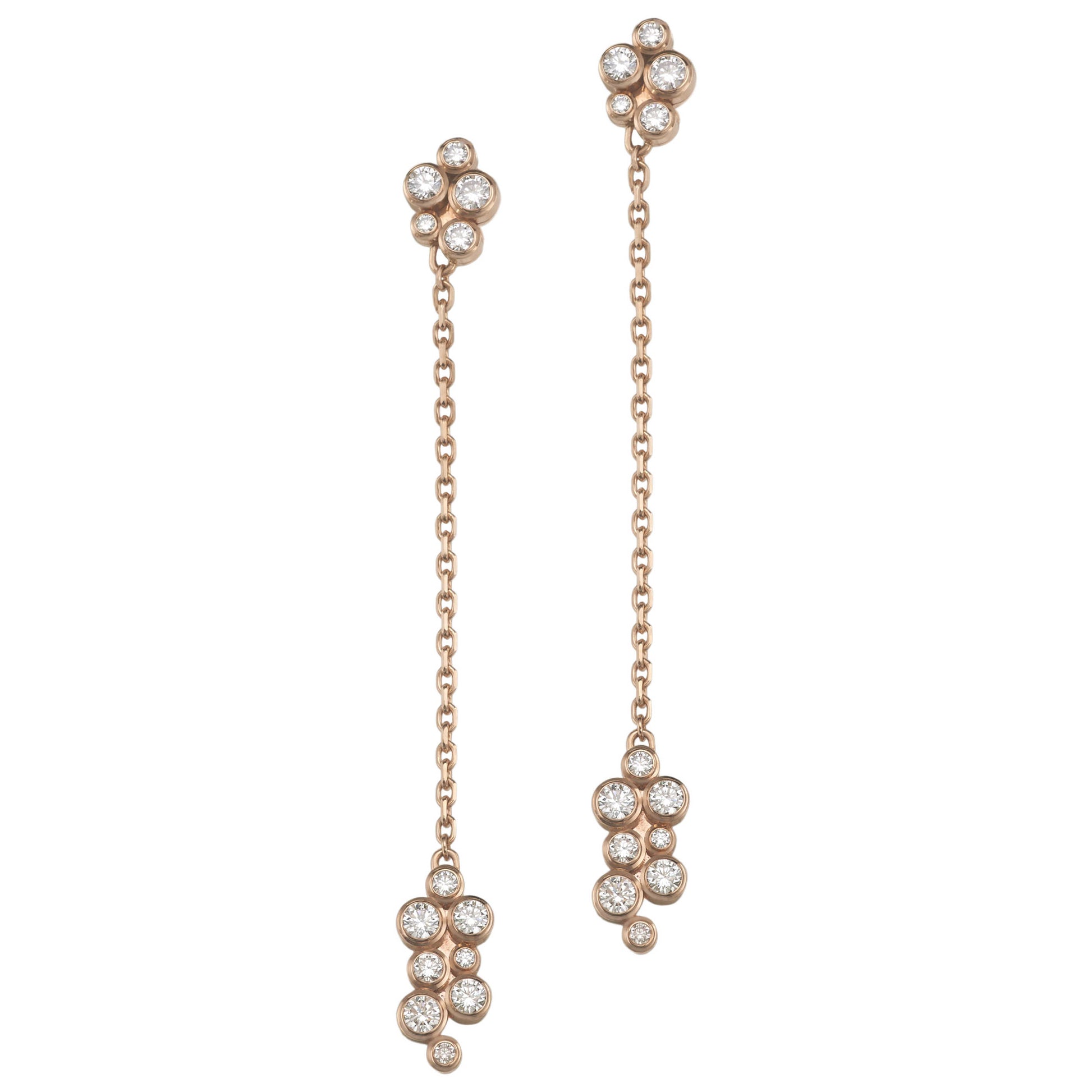 Front view of Audemars Piguet Jewelry Millenary Women's Earrings CL0729-ORL-PO-Z000