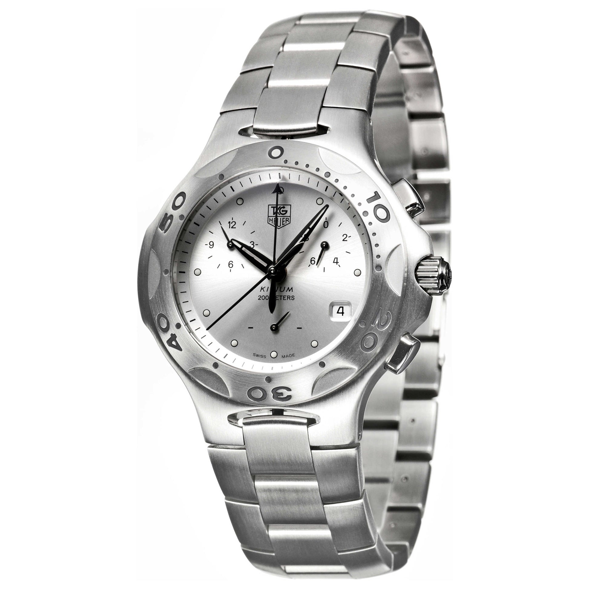 Front view of Tag Heuer Kirium Men's Swiss Quartz (Battery-Powered) Watch CL1111BA0700