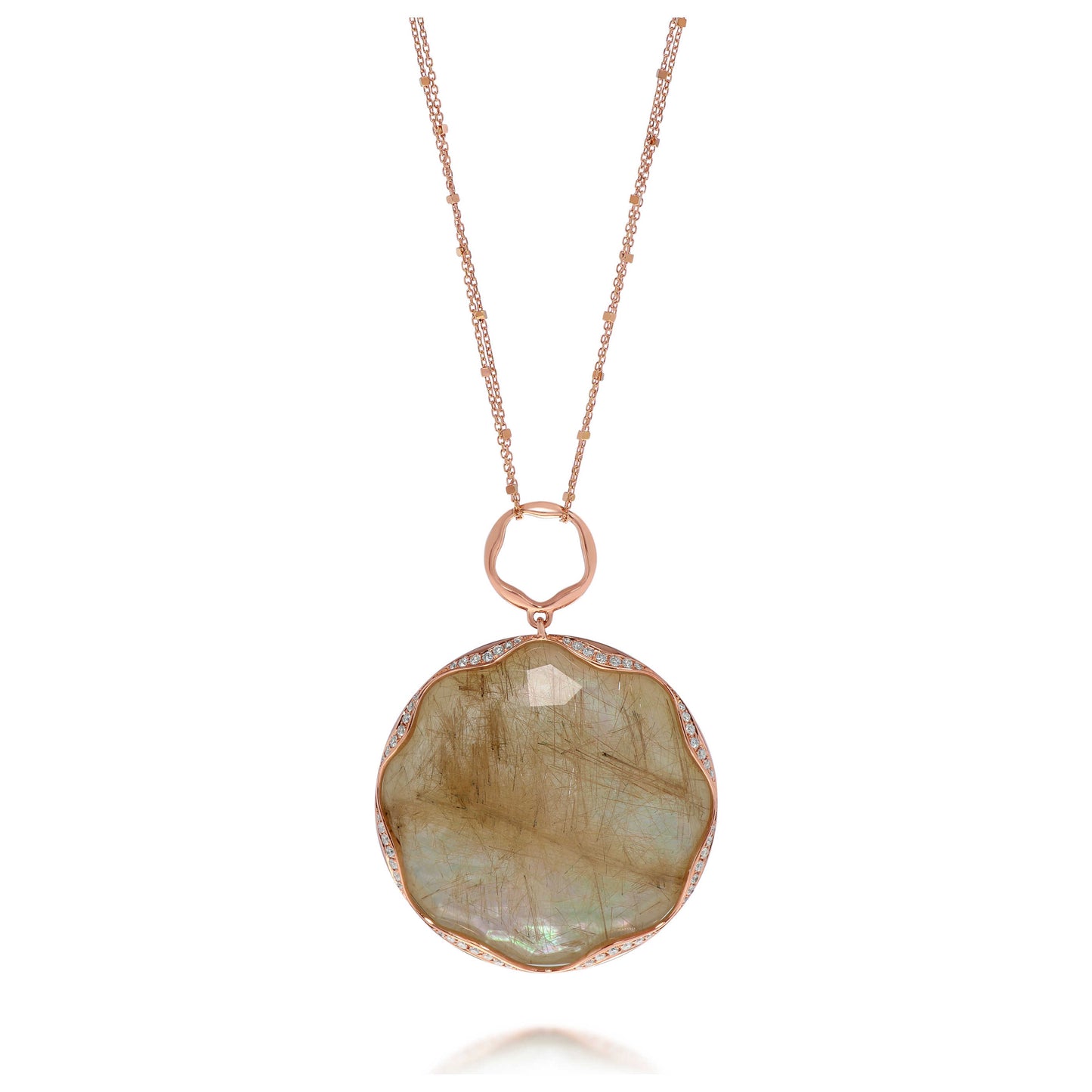Front view of Giovanni Ferraris Elegant Women's Necklace CL1658BR-89