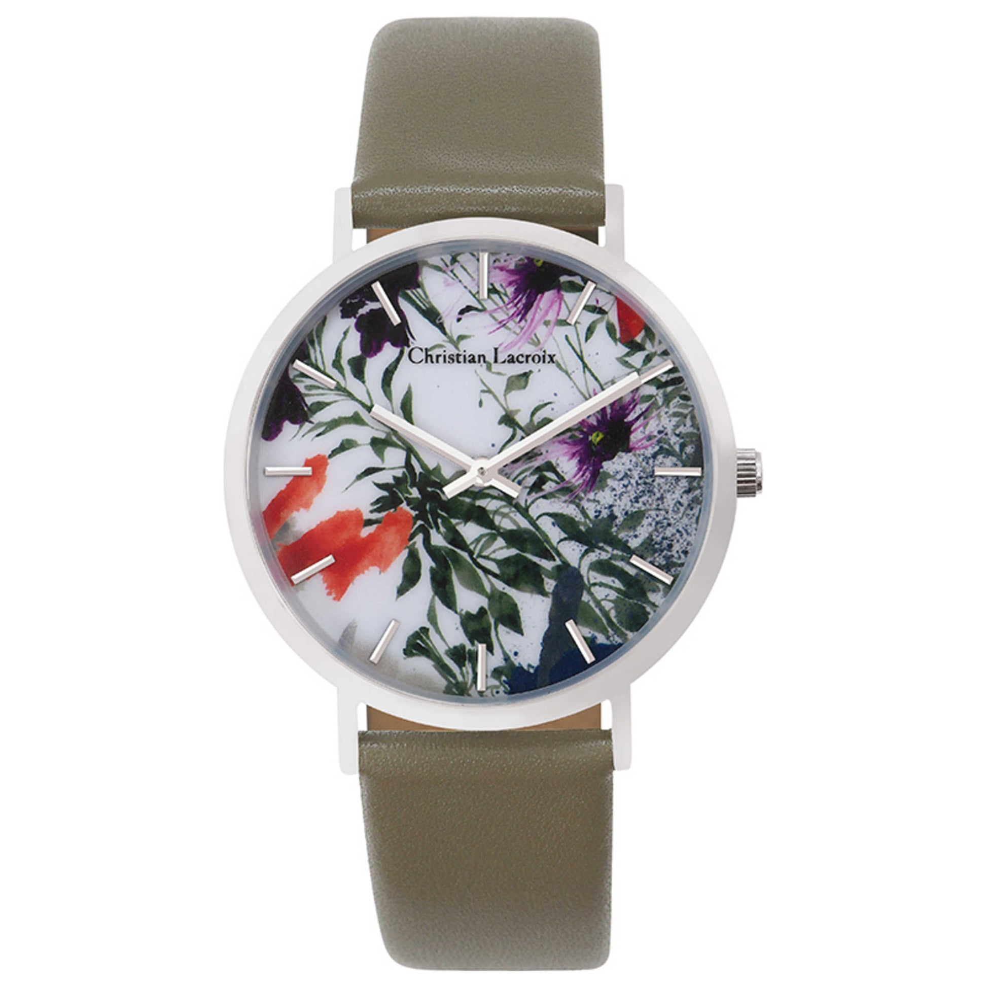 Front view of Christian Lacroix Herbier Women's Quartz Watch CLW102