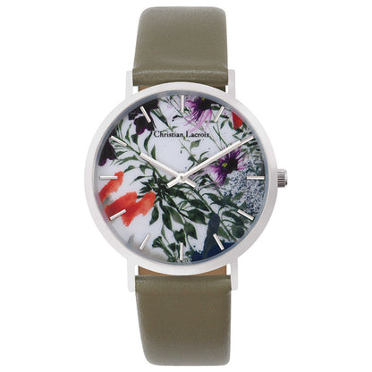 Front view of Christian Lacroix Herbier Women's Quartz Watch CLW102