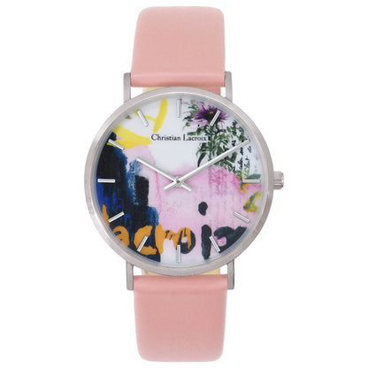 Front view of Christian Lacroix Herbier Women's Quartz Watch CLW104