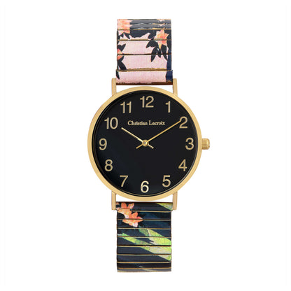 Front view of Christian Lacroix Tokugawa Ponds Women's Quartz Watch CLW504-M