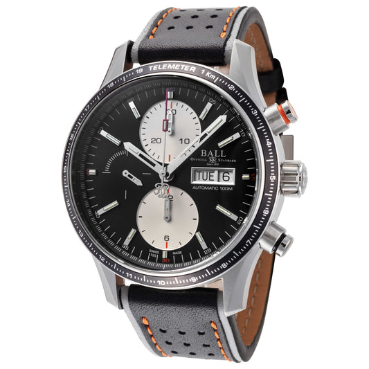 Front view of Ball Fireman Men's Automatic Watch CM3090C-L1J-BK