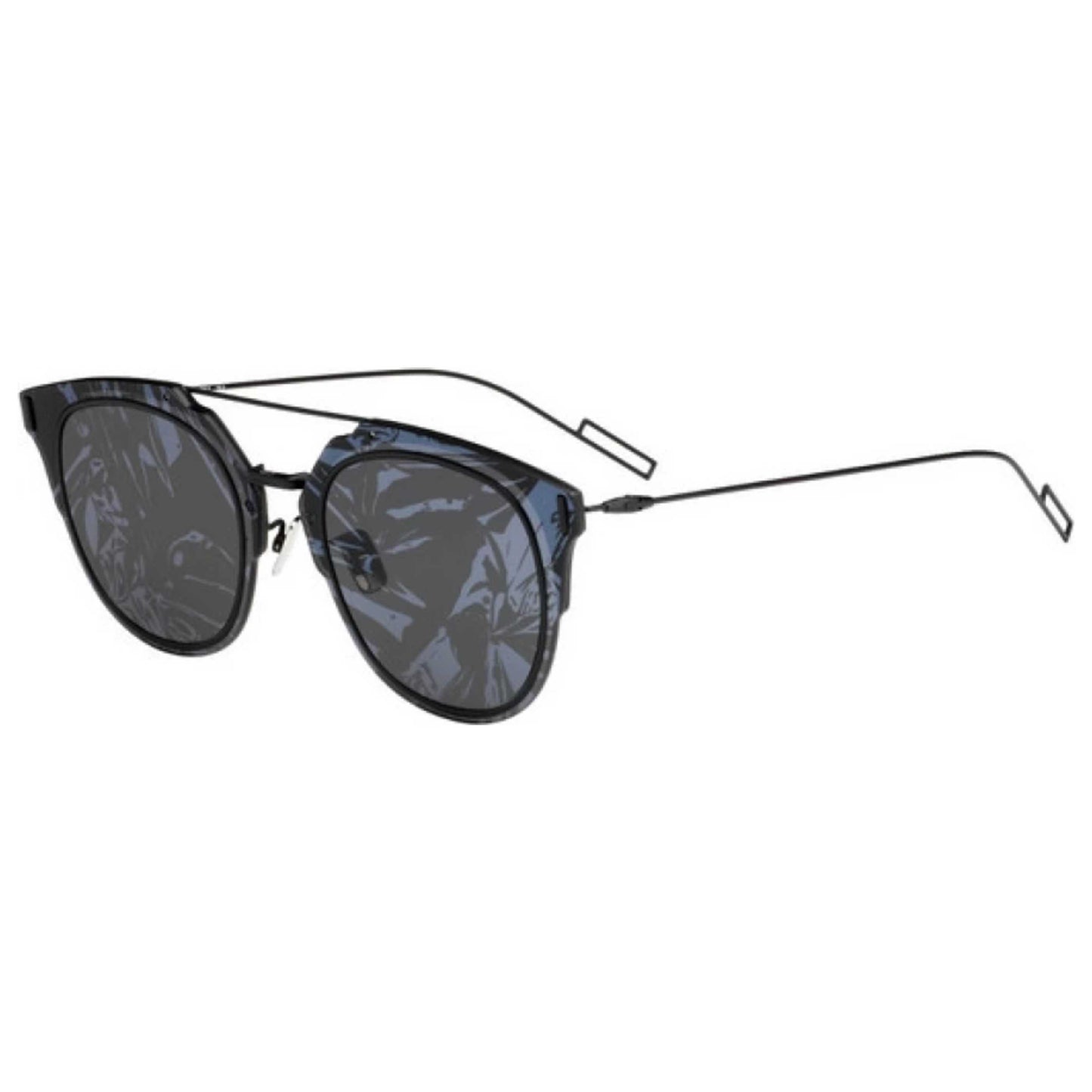 Front view of Christian Dior Homme Black Tie Men's Sunglasses COMPO1FS-0003-TT