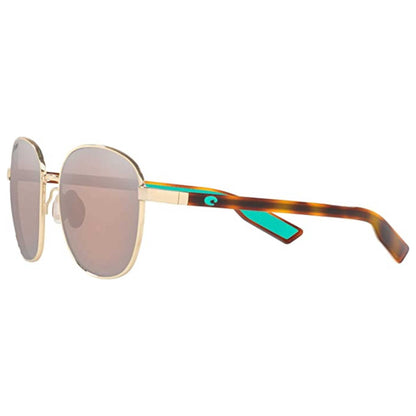 Front view of Costa del Mar Egret Unisex Sunglasses COS06S40050355