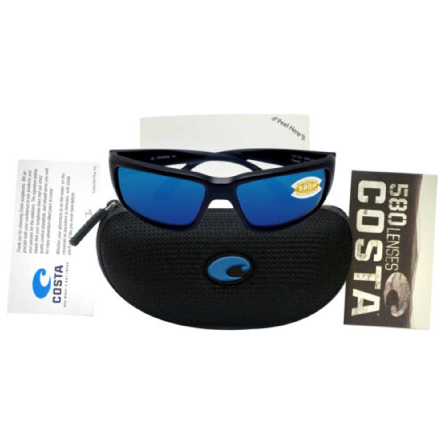 Front view of Costa del Mar Fantail Men's Sunglasses COS06S90061659