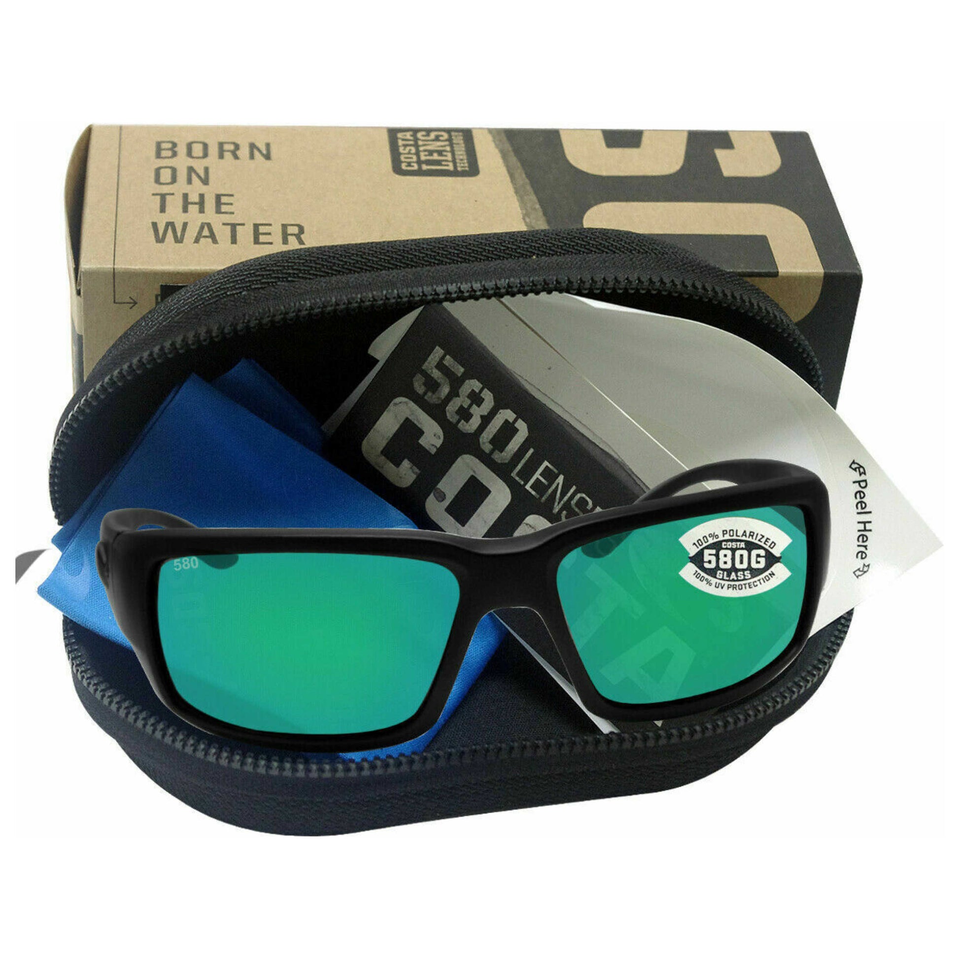 Front view of Costa del Mar Fantail Men's Sunglasses COS06S90063059