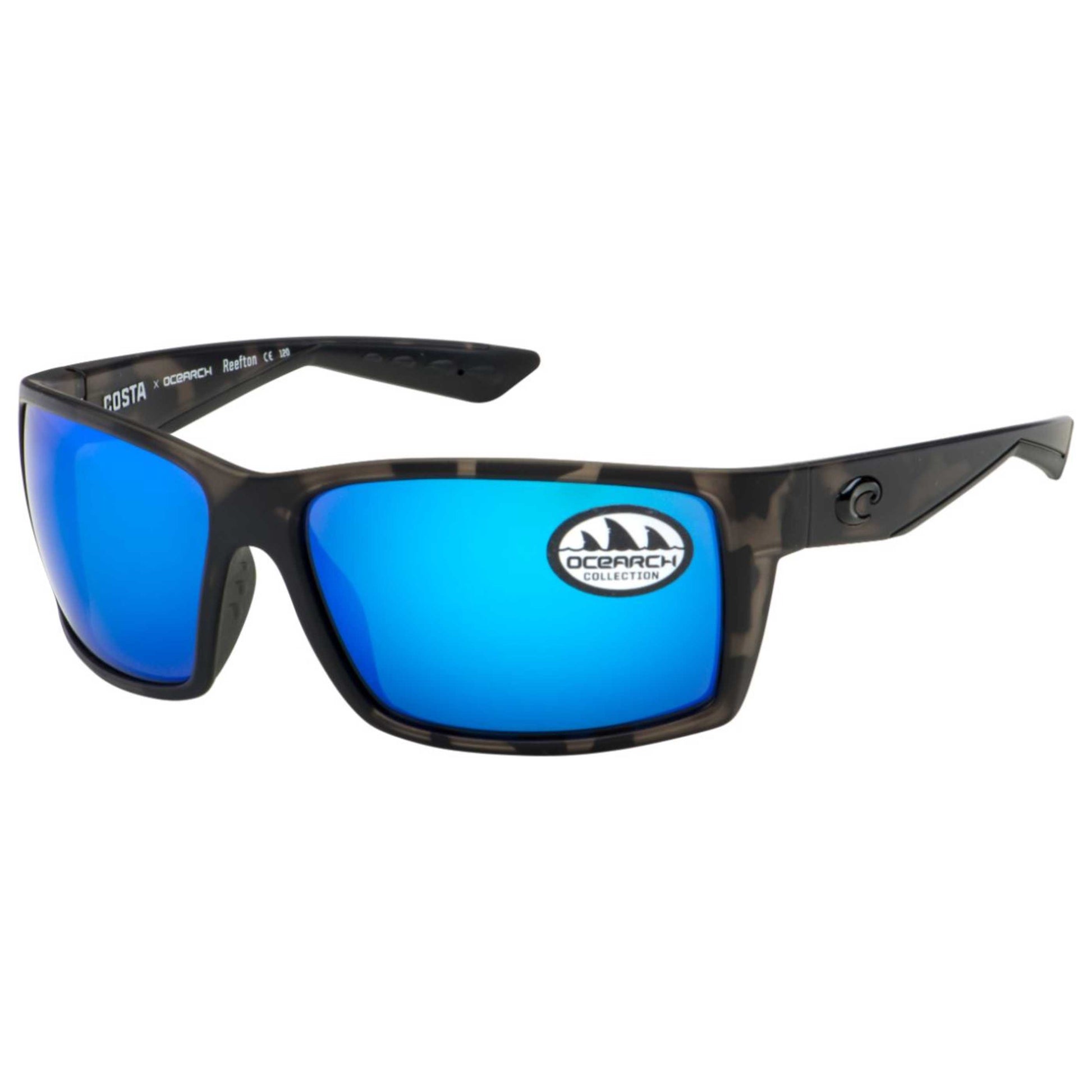 Front view of Costa del Mar Reefton Men's Sunglasses COS06S90072364
