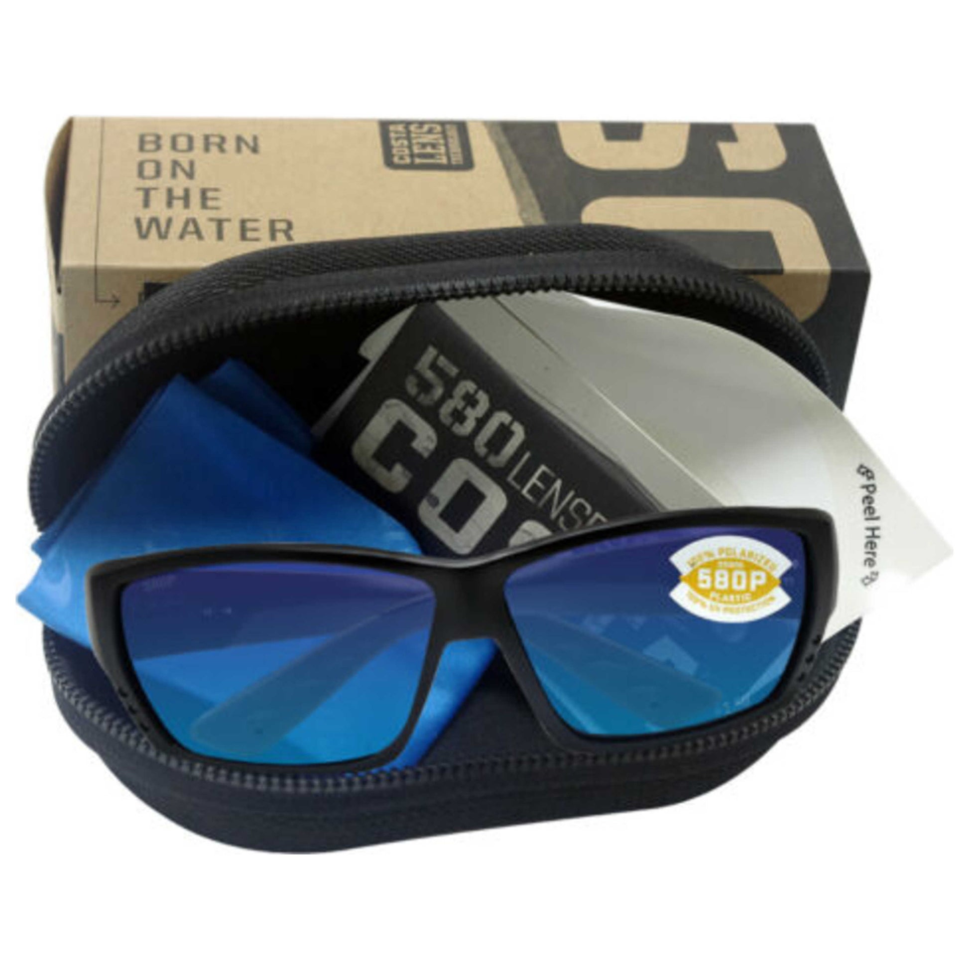 Front view of Costa del Mar Tuna Alley Men's Sunglasses COS06S90090962