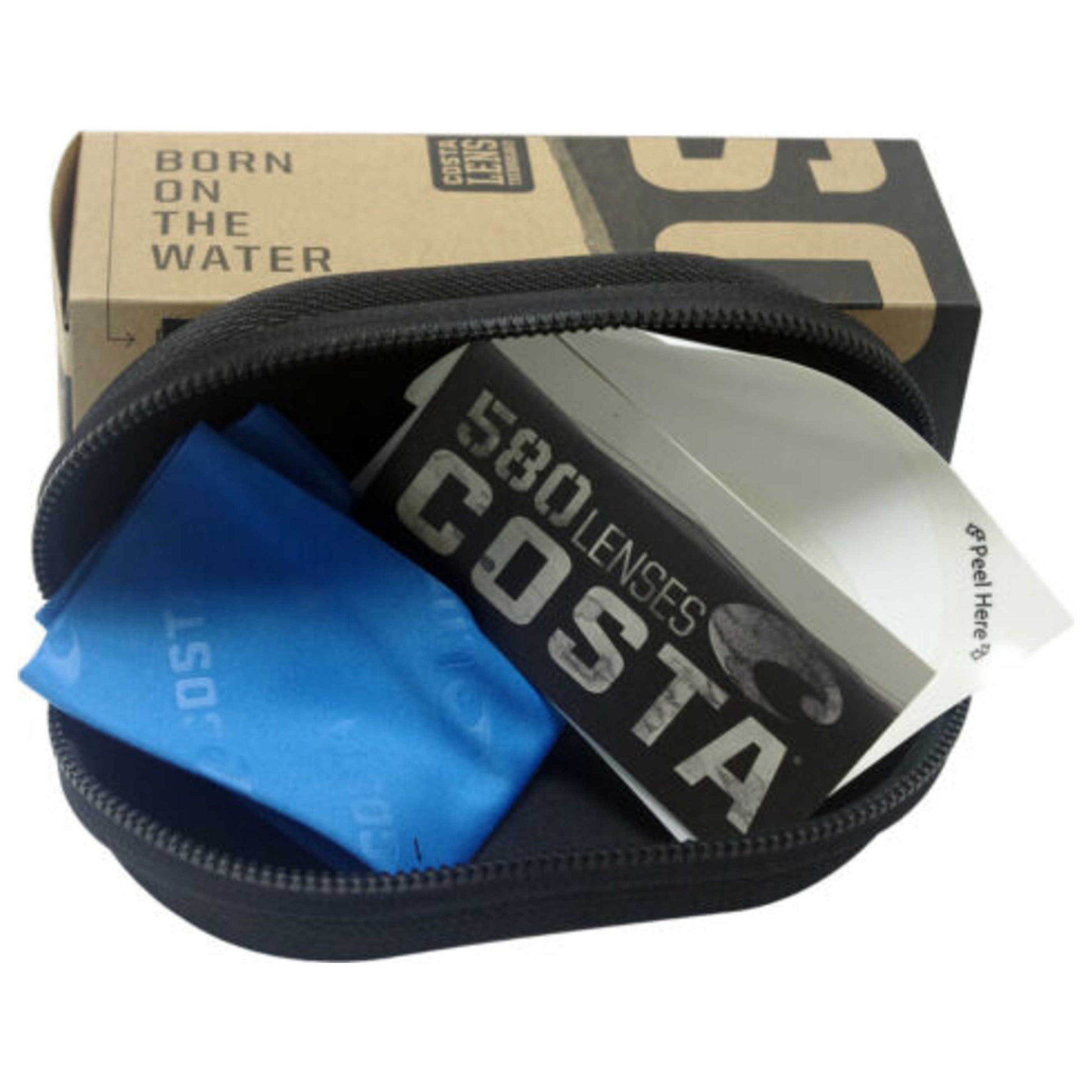Front view of Costa del Mar Blackfin Men's Sunglasses COS06S90141862