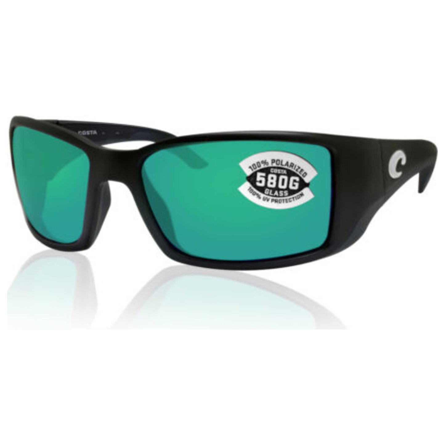 Front view of Costa del Mar Blackfin Men's Sunglasses COS06S90142162