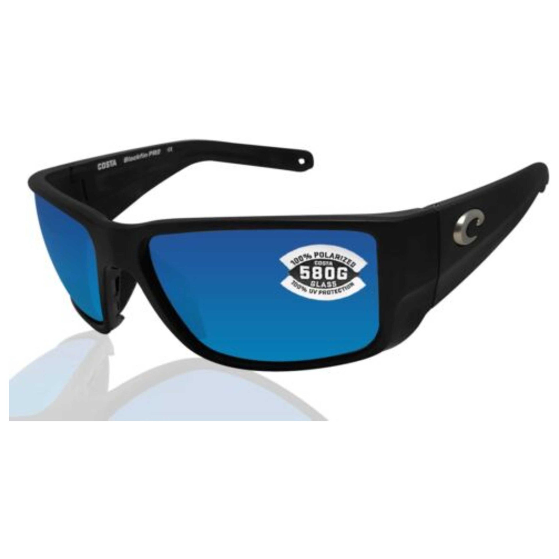 Front view of Costa del Mar Blackfin Men's Sunglasses COS06S90780160